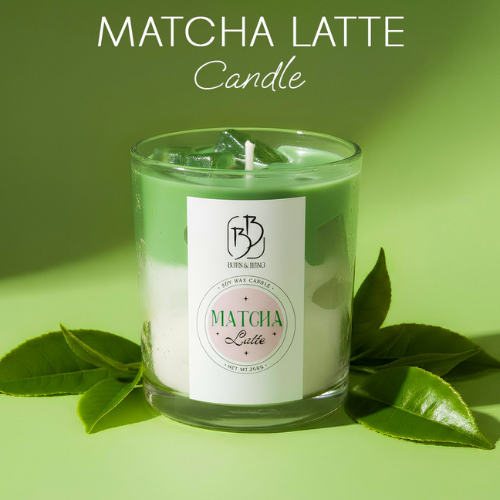Matcha Latte Dessert Candle
