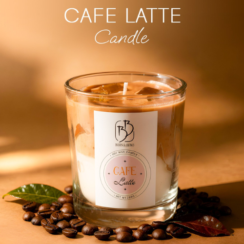 Cafe Latte Dessert Candle