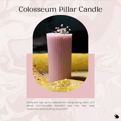 Colosseum Pillar Candle